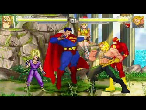 AN Mugen Request #514: Son Gohan VS Aquaman, Flash & Superman