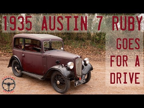 1935 Austin 7 Ruby Goes for a drive