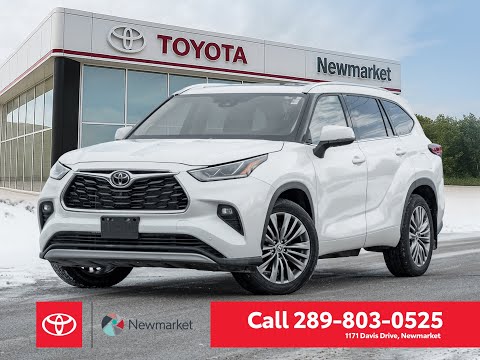 2021 Toyota Highlander Limited AWD in White for sale at Newmarket Toyota in Newmarket, ON