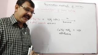 BY AMMONOLYSIS OF ALKYL HALIDE-PROF. KASHID SIR