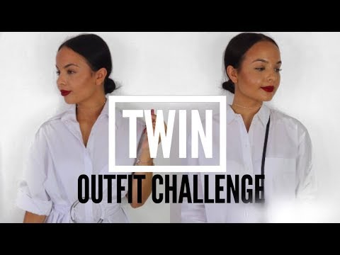 OUTFIT CHALLENGE WITH MY TWIN *AWKWARD MOMENT* - AYSE AND ZELIHA