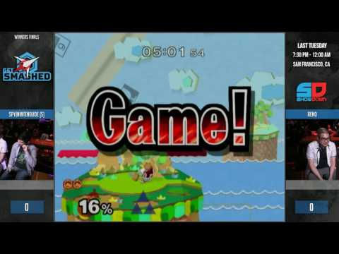 Get Smashed #123 - Winner Finals: SPY|Nintendude (Ice Climbers) vs Reno (Sheik/Fox)