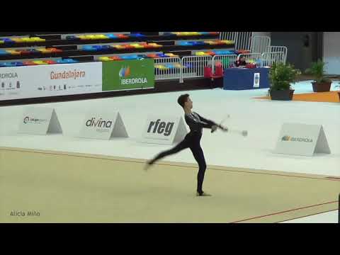 Miguel Fernández - Cto. de España Rítmica Masculina Guadalajara 2018 - Mazas