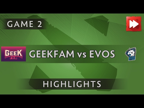 Geek Fam vs Team EVOS [Game 2] ProDotA Cup by Azubu - Dota Highlights