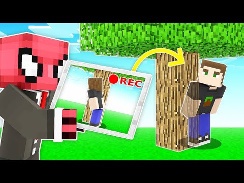SAKLAMBAÇTA KAMERA İLE TROLLEDİM - Minecraft