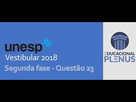 UNESP - 2018 [2ª Fase - Matemática] (Q 23)