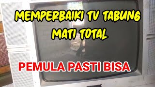 Download lagu Cara Servis TV TABUNG MATI TOTAL pemula pasti bisa mp3
