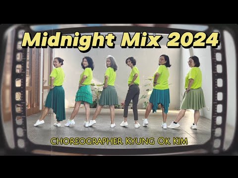 MIDNIGHT MIX 2024 Linedance choreo by Kyung Ok Kim demo by Edelweiss LD
