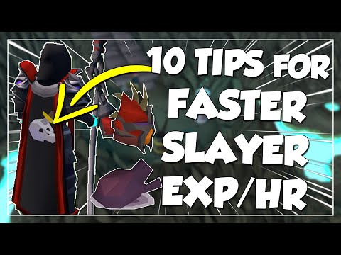 Top 10 Tips For FASTER Slayer Exp/Hour (OSRS 2022)
