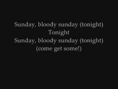 Sunday Bloody Sunday - U2 (with lyrics)