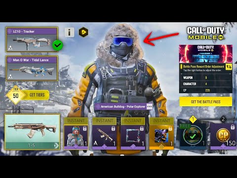 Season 1: Frozen Abyss Battle Pass Detailed Look! Gameplay + All Rewards & More! CODM