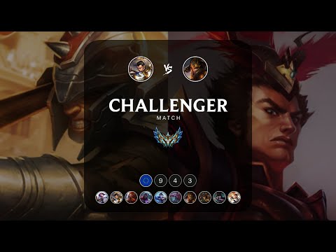 EUW Challenger match 943: Super Xin Zhao vs Super Jarvan IV