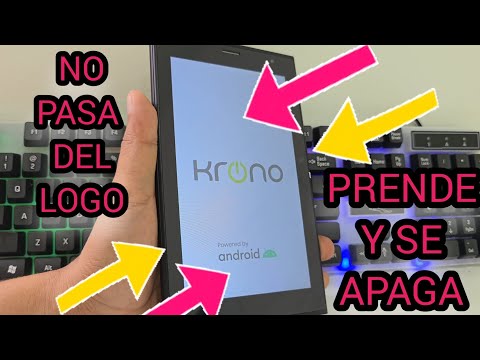 Tablet: Turns on and off (does not pass the logo).