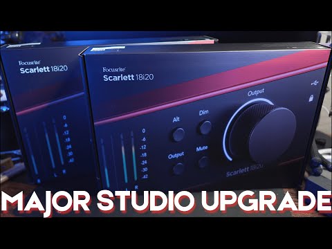 The Studio Gets a MAJOR Upgrade! 🔥 Dual Focusrite 18i20 4th Gen Setup