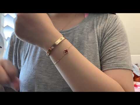 Como escolher o tamanho certo para suas pulseiras Cartier LOVE