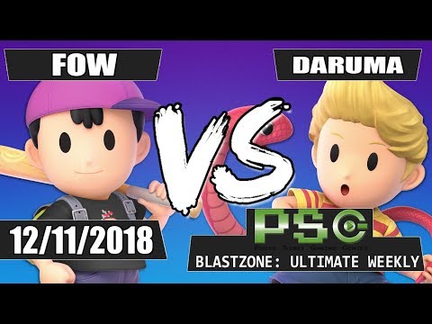 PSG Blastzone: FOW (Ness) vs Daruma (Lucas) - Winners Round 2
