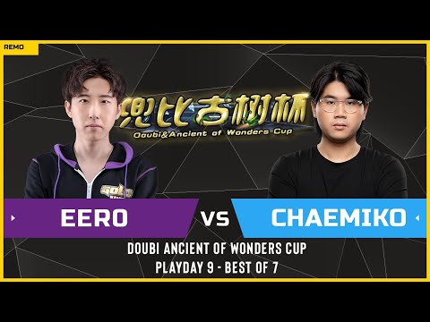 WC3 - Doubi Ancient of Wonders Cup - Playday 9: [UD] Eer0 vs Chaemiko [HU]