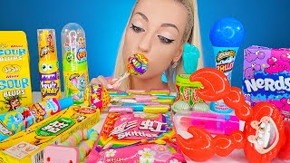 Download lagu ASMR LOLLIPOP, CANDY, NERDS, SOUR SPRAY, CHUPA CHUPS, SWEET FOOD, MUKBANG, 사탕, 막대사탕 먹방 mp3