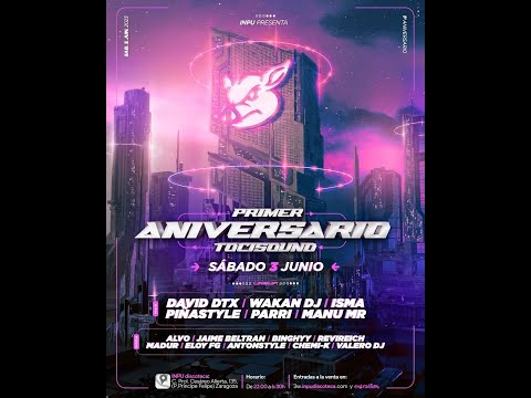 INPU Live! 1 Aniversario Tocisound (03-06-2023) Dj Parri