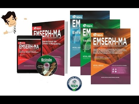 Apostilas do Concurso EMSERH-MA 2016 - Diversos Cargos
