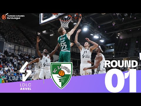 Okobo leads ASVEL past Zalgiris | Round 1, Highlights | Turkish Airlines EuroLeague