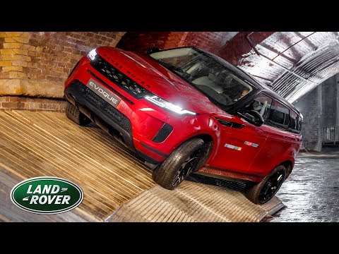 2020 Range Rover Evoque | Firenze Red | Underground Driving Stunt
