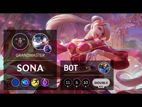 Sona Bot vs Ezreal - EUW Grandmaster Patch 9.21
