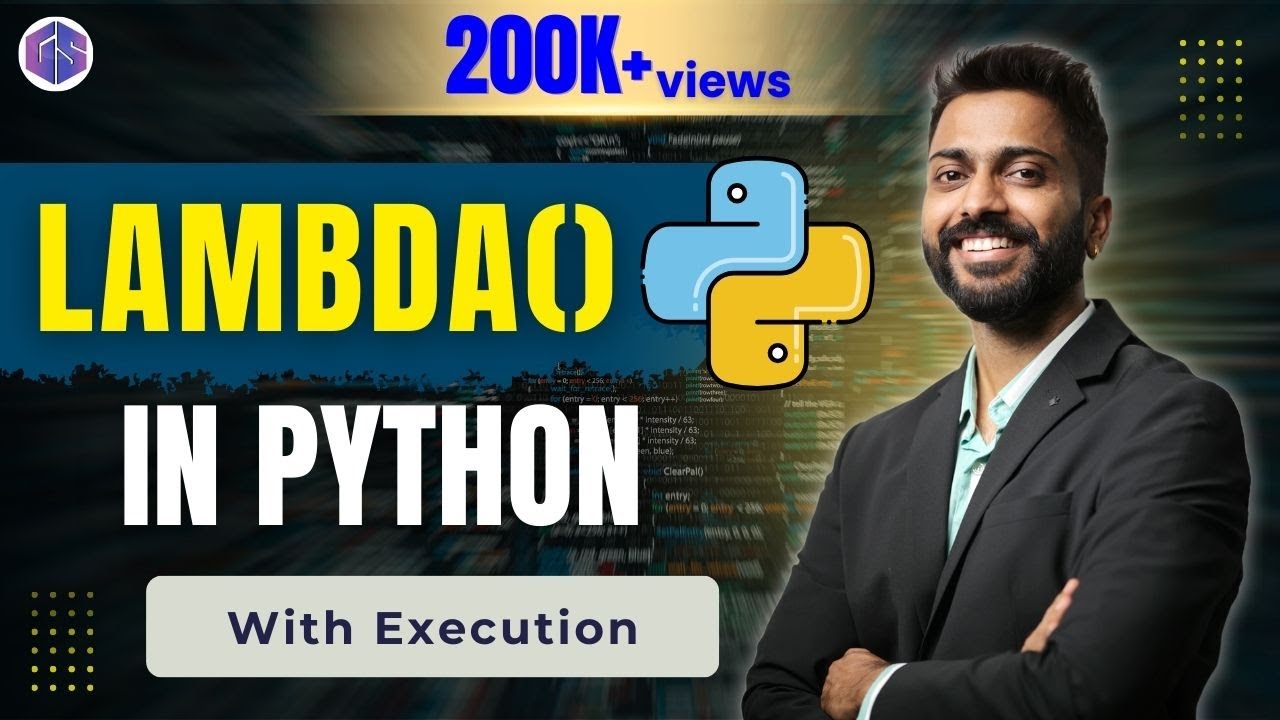 Lambda() Function in Python 🐍 with execution 👩‍💻