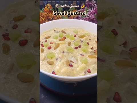 Sevai Fruit Custard | Semiya Custard ( Ramadan Special ) #semiyacustard #sevai #fruitcustard #shorts