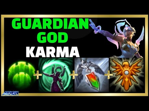 100% ABSURD SHIELDS! GUARDIAN GOD KARMA! KARMA SEASON 10 SUPPORT GAMEPLAY! League of Legends