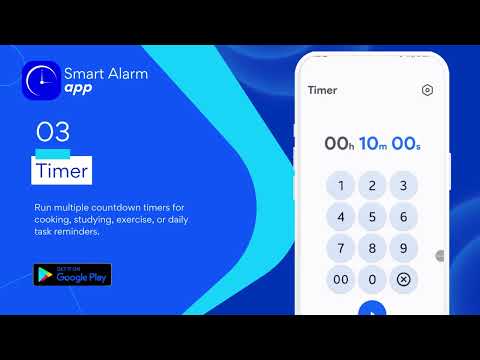 Alarm Clock, Stopwatch & Timer