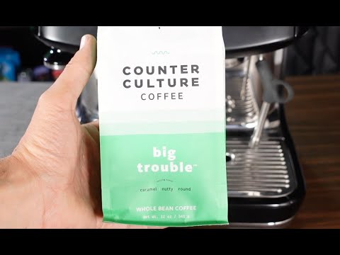 Making Counter Culture Coffee 'Big Trouble' Espresso and French Press - Review!