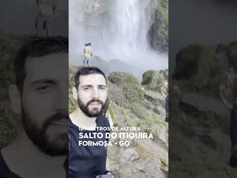 Salto do Itiquira em Formosa de Goiás, 169 metros de altura