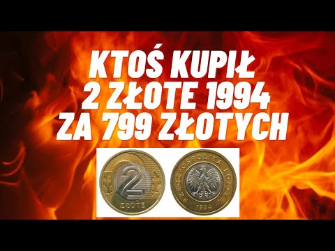 Ktoś kupił 2 złote 1994 Za 799 złotych !