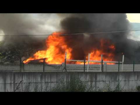 ONDA TG 18.07.2014 - INCENDIO ADRIA GOMME   IPOTESI ORIGINE DOLOSA