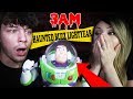 SCARY THIS HAUNTED TOY STORY BUZZ LIGHTYEAR COMES TO LIFE AT 3AM CAUGHT MOVING