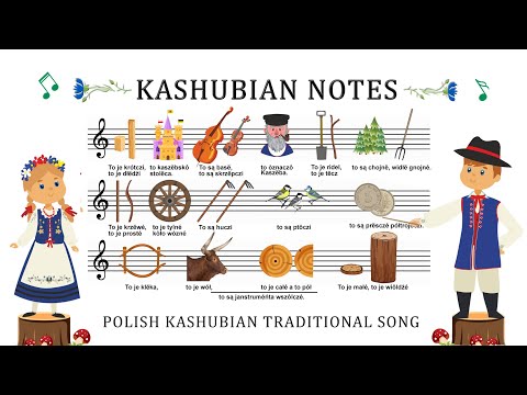 Kaszëbsczé Nótë - Kashubian Folk Song - Traditional counting-out rhyme for kids #kashubianrhyme