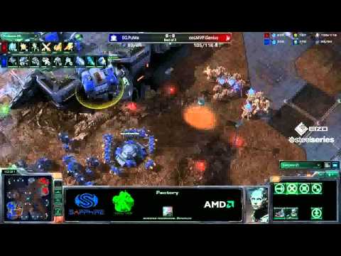 Dreamhack Winter 2011 Day 3 - G1 - coLMVP.Genius (P) v EG.Puma (T)