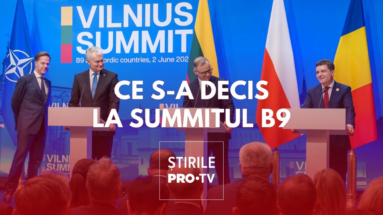 Ce s-a decis la Summitul B9. Nicușor Dan: ”Toate țările noastre se confruntă cu acțiuni hibride”