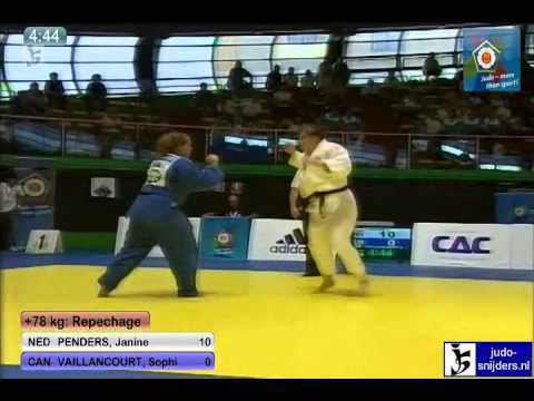 Janine Penders (NED) - Sophie Vaillancourt (CAN) [+78kg] rep