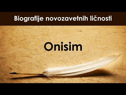 Onisim, Robert Erdeg - Biografije novozavetnih ličnosti