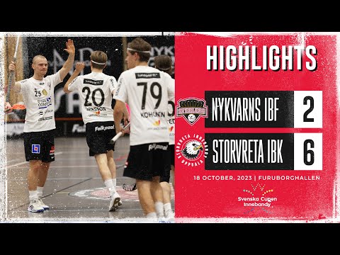 Highlights Svenska Cupen Nykvarns IBF vs Storvreta IBK 2-6