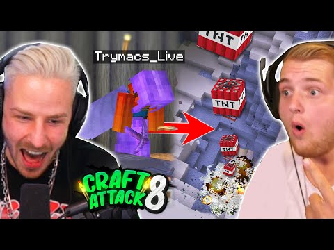 TNT ercheaten mit dieser KANONE in TRYMACS Base! CraftAttack 8!