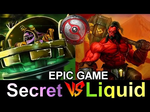 Secret vs Liquid- Dota 2 The International 2016 Group Stage [BO2]- Epic Game