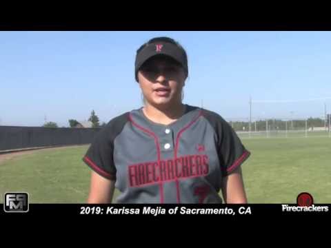 2019 Karissa Mejia Pitcher and Third Base Softball Skills Video - Norcal Firecrackers - Price