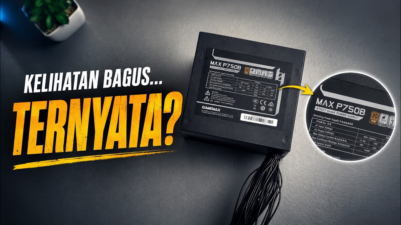 kita BONGKAR PSU bagus ini.. | Gamemax Max P750B