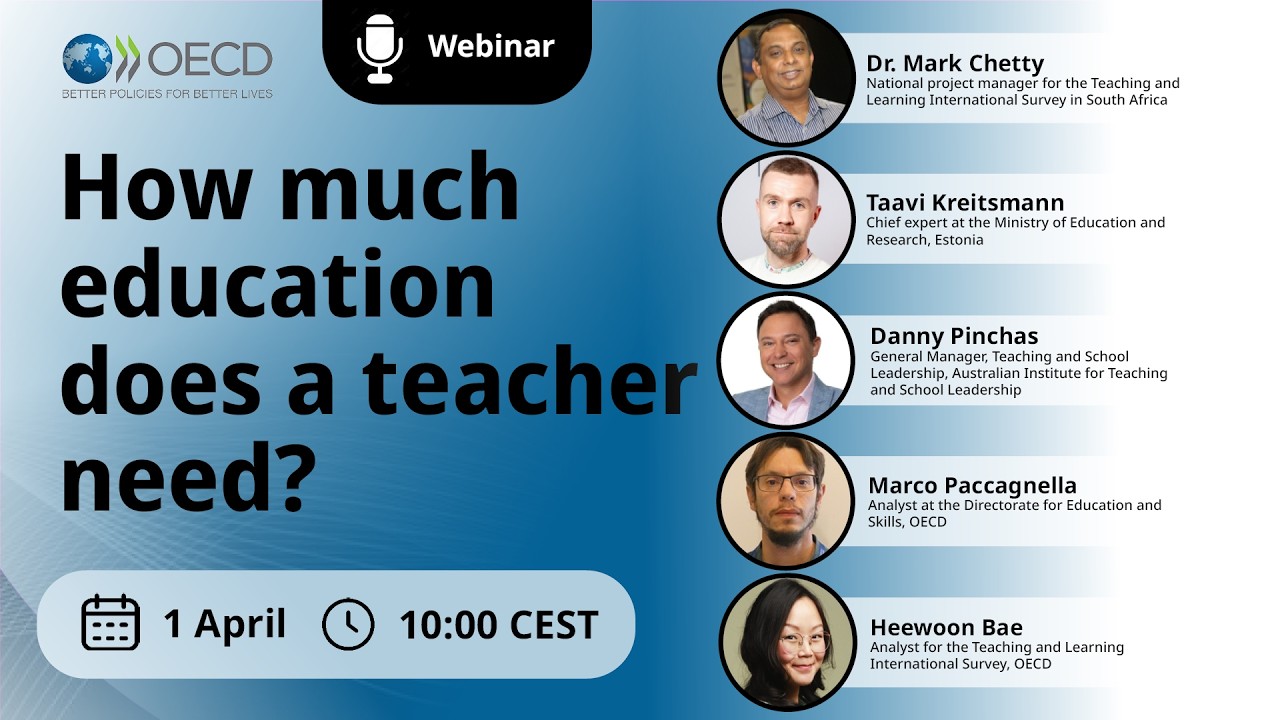 Webinar: How much education does a teacher need?