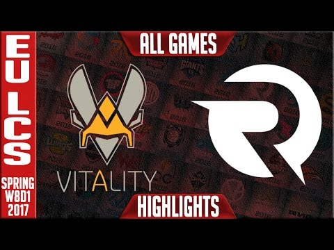 Origen vs Vitality All Games Highlights - EU LCS W8D1 Spring 2017 - OG vs VIT All Games