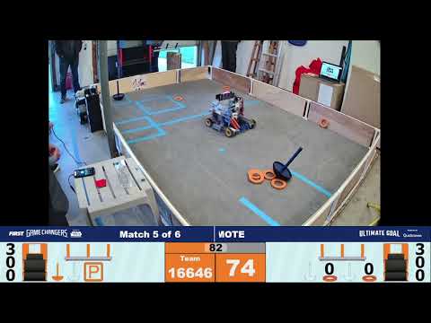 FTC 16646 Madison Heights Michigan Match 5 - 2020-2021 Ultimate Goal