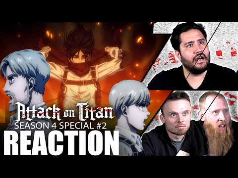 TEARS ARE SHED in Attack on Titan | The Final Chapters Special #2 REACTION!!